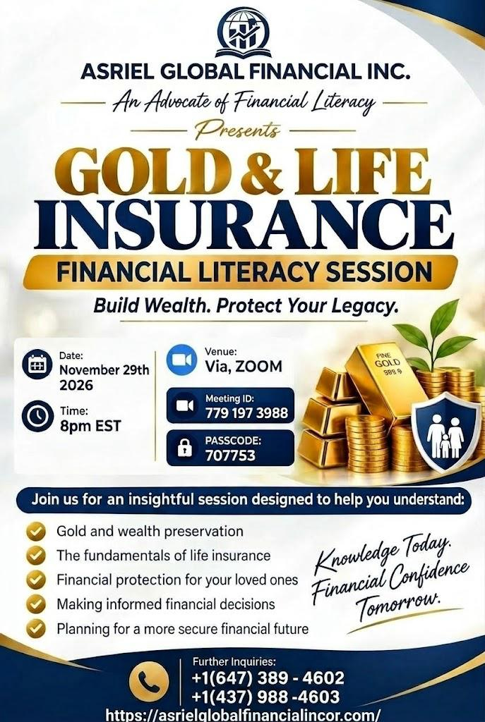 Gold and Life Insurance Financial Literacy Session